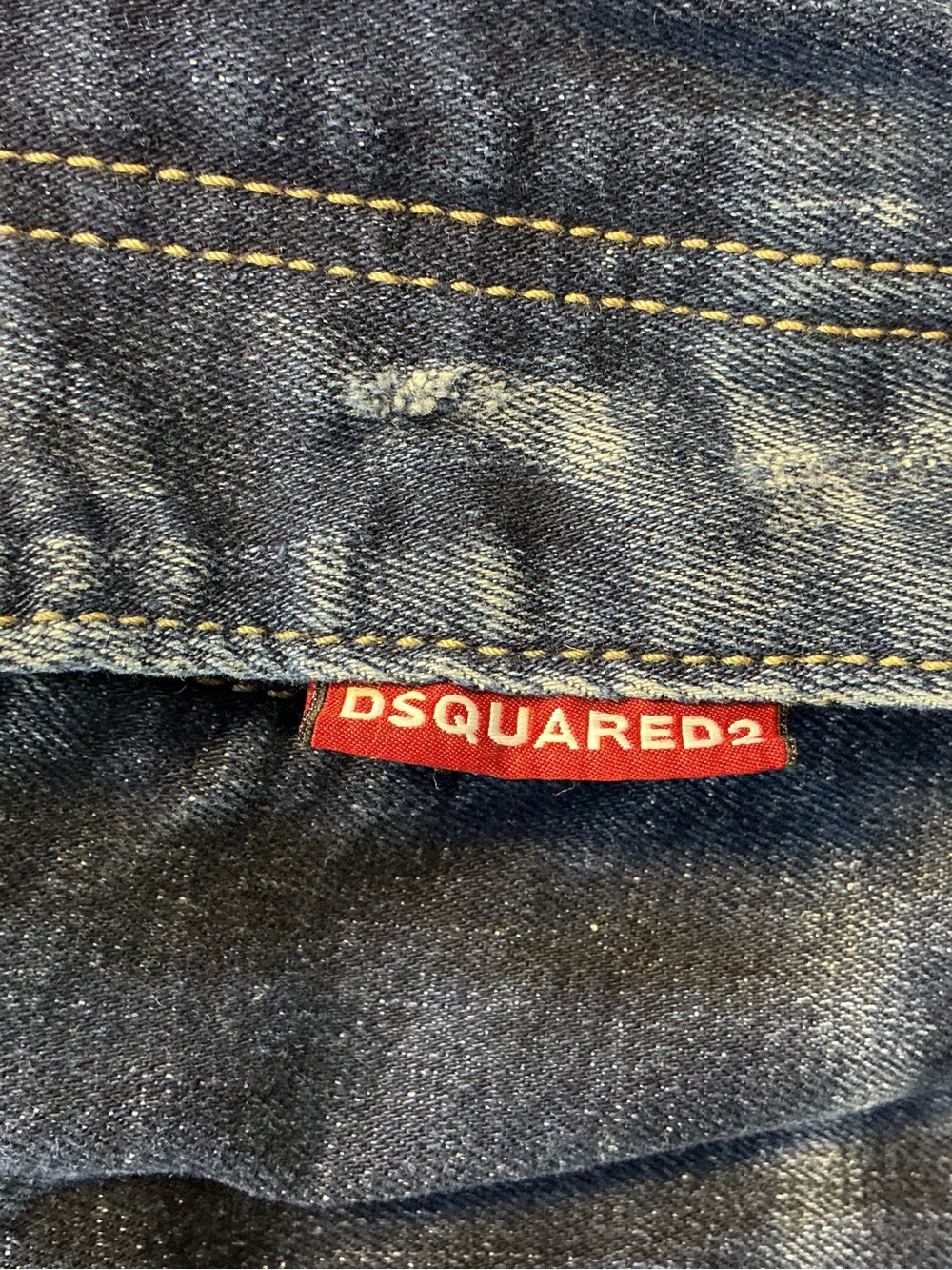 DSQUARED2 Y2K European Slim Fit Distressed Men's Jeans - Blue Size 42 - Picture 3 of 5
